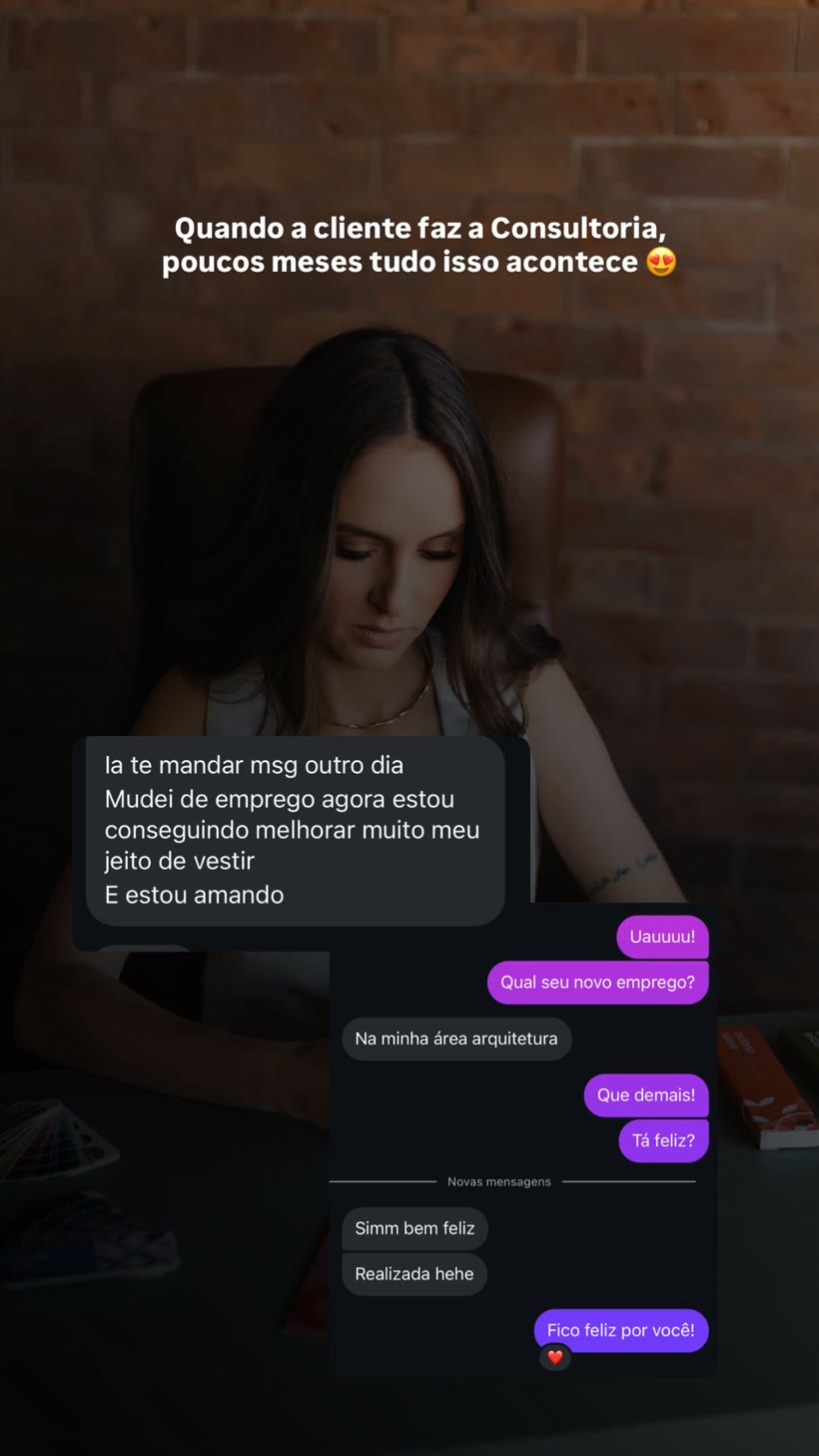 Depoimento real: mudou de emprego depois da consultoria