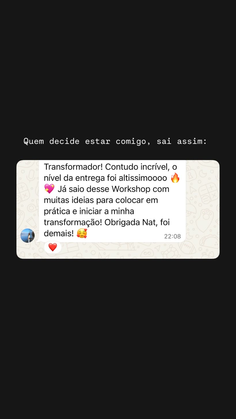 Depoimento real: nível de entrega altíssimo, transformador